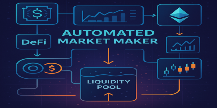 Automated Market Makers powering decentralized trading on DeFi platforms